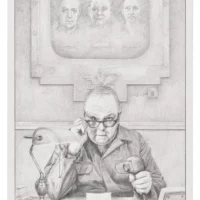 ⁦Orwell’s 1984: 17 original drawings⁩ - الصورة ⁦2⁩